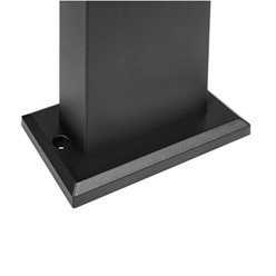Słupek ogrodowy 80cm Hebin 1xGX53 czarny
