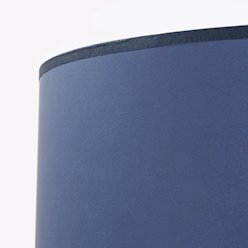 Lampa podłogowa z abażurem Nevia 1xE27 granatowa