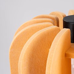 Lampa wisząca filcowa Mula 27cm 1xE27 żółta