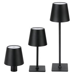 Lampa stołowa LED 4w1 3,5W 400lm CCT czarna 2x2000mAh