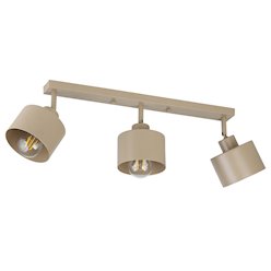 Lampa sufitowa Loft 3xE27 Elena listwa beżowa