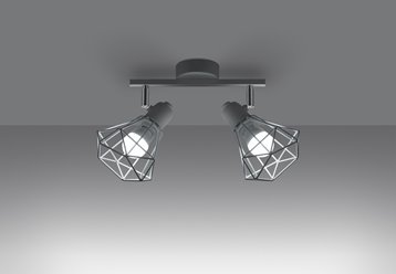 Lampa sufitowa listwa ARTEMIS 2xE14 biała