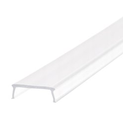 Profil LED GK Undo czarny anodowany z kloszem mlecznym - 2m