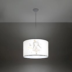 Lampa wisząca dziecięca Princess 40 1xE27 wielokolorowa