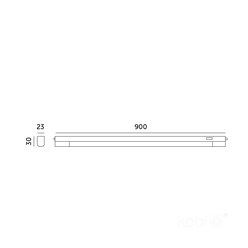 Lampa podszafkowa LED 12W 90cm 1200lm z włącznikiem CCT