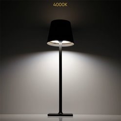 Lampa stołowa LED 4w1 3,5W 400lm CCT czarna 2x2000mAh