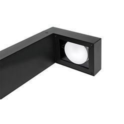 Słupek ogrodowy 60cm Hebin 1xGX53 czarny