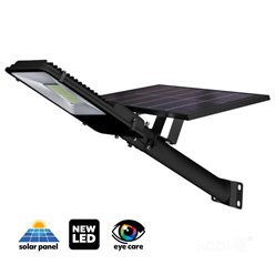 Lampa solarna uliczna 11W 1100lm z wysięgnikiem i pilotem