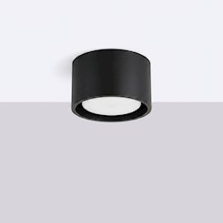 Lampa sufitowa tuba Modo 1xGx53 czarna