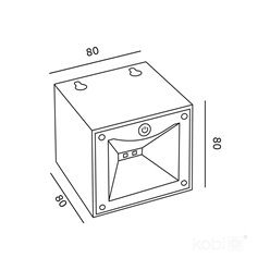 Kinkiet ogrodowy LED solarny Querk IP54 2CCT