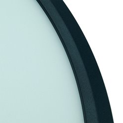 Panel LED okrągły czarny 24W natynkowy 4000K z czujnikiem ruchu