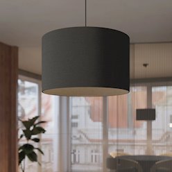 Lampa wisząca minimalistyczna Nova 30cm 1xE27 czarna
