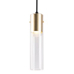 Lampa wisząca pojedyncza Ricky 1xGU10 złota