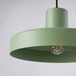 Lampa wisząca klasyczna Bilo 1xE27 szałwiowa