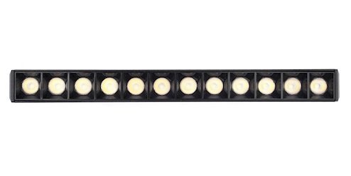 Lampa magnetyczna z diodami czarna Zigbee CCT 12W 22cm