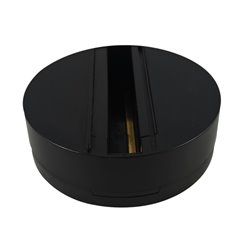 Adapter natynkowy do opraw szynowych trójfazowych czarny