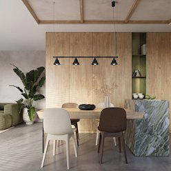 Lampa wisząca Nox 4-punktowa 4xE14 czarna