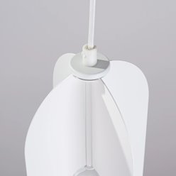 Lampa wisząca nowoczesna Nicus 1xE27 biała