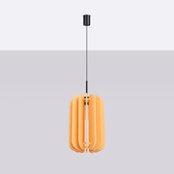 Lampa wisząca filcowa Mula 27cm 1xE27 żółta
