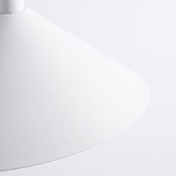 Lampa wisząca stożkowy klosz Nox 40cm 1xE27 biała