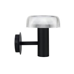 Lampa elewacyjna Solarna Suntis z okrągłym kloszem