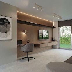 Kinkiet listwa z reflektorami Ring 3xGU10 taupe