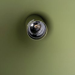 Lampa wisząca stożkowy klosz Nox 25cm 1xE27 zielona oliwka