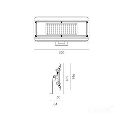 Lampa przemysłowa LED 4w1 Luxo 100W 10800lm 4000K
