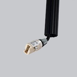 Lampa wisząca cienka tuba Arche 1xG9 czarna