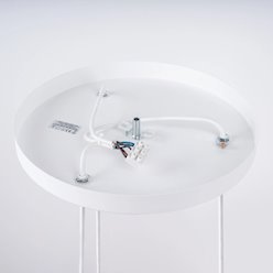 Lampa wisząca potrójna Nicus okrągła 3xE27 biała