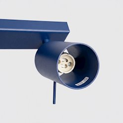 Kinkiet listwa z reflektorami Ring 2xGU10 ultramarynowy