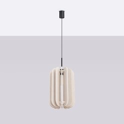 Lampa wisząca filcowa Mula 27cm 1xE27 beżowa