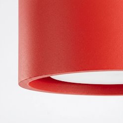 Lampa sufitowa potrójna tuba Modo 3xGx53 czerwony