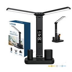 Lampka biurkowa LED Noblite Duo 5W 3CCT czarna