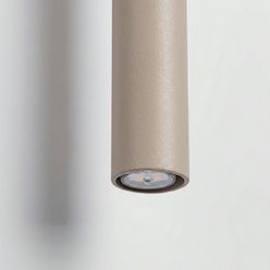Kinkiet ścienny mini tuba góra-dół Pastelo 2xG9 taupe