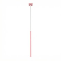 Lampa wisząca pojedyncza tuba Pastelo 1xG9 różowa