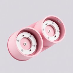 Lampa sufitowa podwójna tuba Modo 2xGx53 różowa