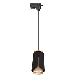 Lampa szynowa wisząca GU10 Kalla czarna