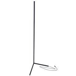 Lampa podłogowa LED z pilotem RGB+CCT 140cm 9W czarna