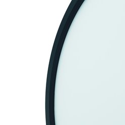 Panel LED okrągły czarny 18W natynkowy - przełącznik CCT