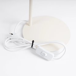 Lampa biurkowa ze stożkowym kloszem Nox 1xE14 beżowa