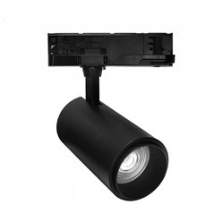 Reflektor 3-fazowy czarny Zoom COB CRI90 10W-30W neutralny