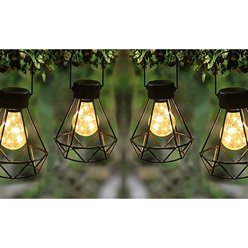 Lampa solarna wisząca Diament
