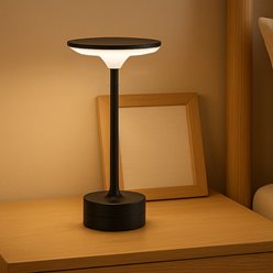 Lampka nocna LED z akumulatorem Tavolo 2,5W czarna