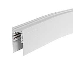 Narożnik półokrągły do szyn natynkowych biały