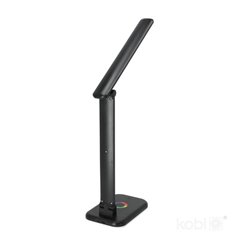 Lampka biurkowa LED Noblite 7W CCT ze światłem RGB czarna