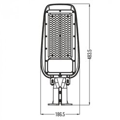 Lampa Uliczna LED 100W Street Premium 13000lm 6500K