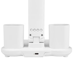 Lampka biurkowa LED Winter 7W CCT biała z wentylatorem