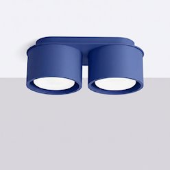 Lampa sufitowa podwójna tuba Modo 2xGx53 ultramarynowa