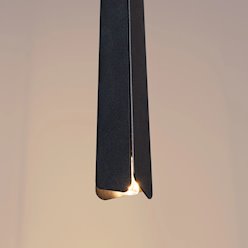 Lampa wisząca dekoracyjna Prysm 1xG9 czarna
